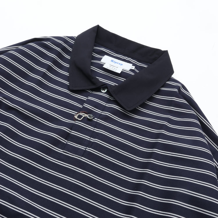 Riprap  POLO SHAPED SH L/S (COTTON POPLIN STRIPE)