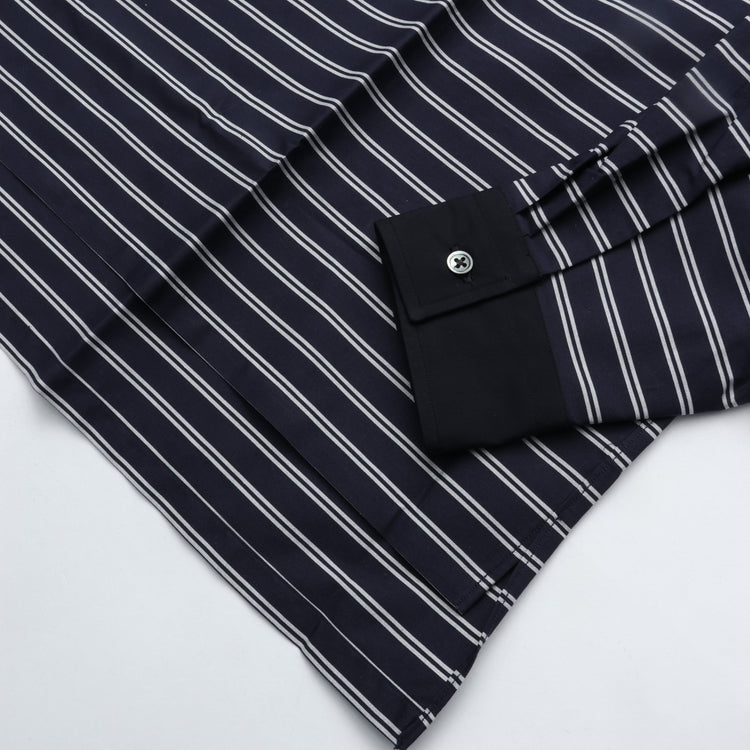 Riprap  POLO SHAPED SH L/S (COTTON POPLIN STRIPE)