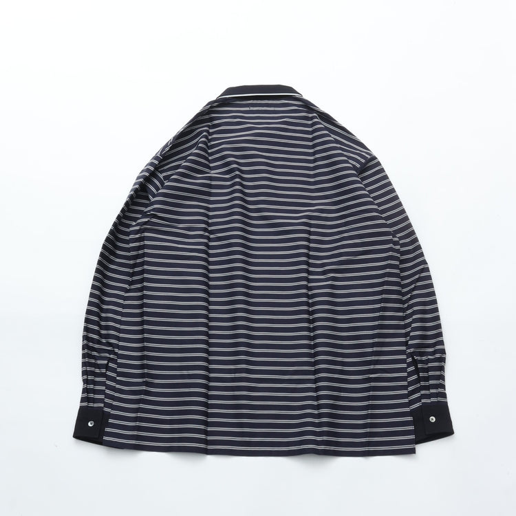 Riprap  POLO SHAPED SH L/S (COTTON POPLIN STRIPE)
