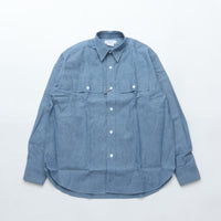 Riprap FLAP POCKET SHIRT (6oz SELVEDGE CHAMBRAY)