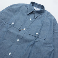 Riprap  FLAP POCKET SHIRT (6oz SELVEDGE CHAMBRAY)