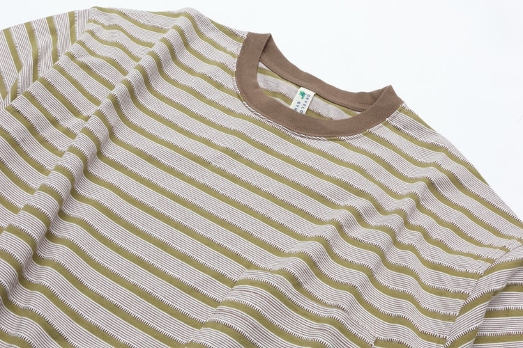 NOROLL UNEVENNESS S/S TEE/GREEN