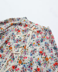 MEYAME BLOUSE JACKET (FLOWER) WHITE