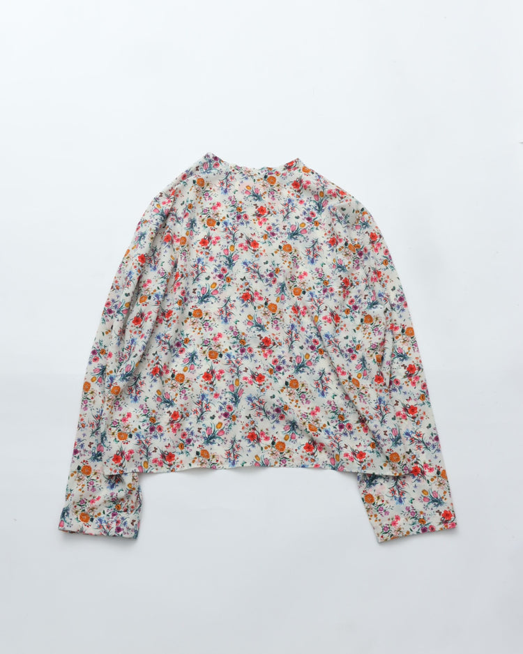 MEYAME BLOUSE JACKET (FLOWER) WHITE