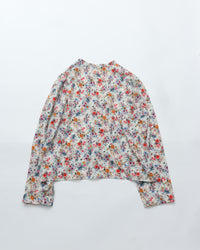 MEYAME  BLOUSE JACKET (FLOWER) WHITE