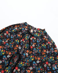MEYAME BLOUSE JACKET (FLOWER) BLACK
