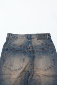 CODA DUST INDIGO ACID WASHED EXTENDED CUT LUFT JEANS