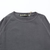 HAVERSACK / Heavy Dry Jersey Raglan Long T-Shirt CHARCOAL