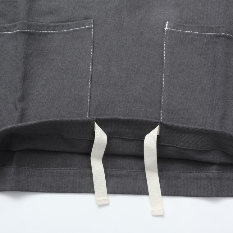 HAVERSACK / Heavy Dry Jersey Raglan Long T-Shirt CHARCOAL
