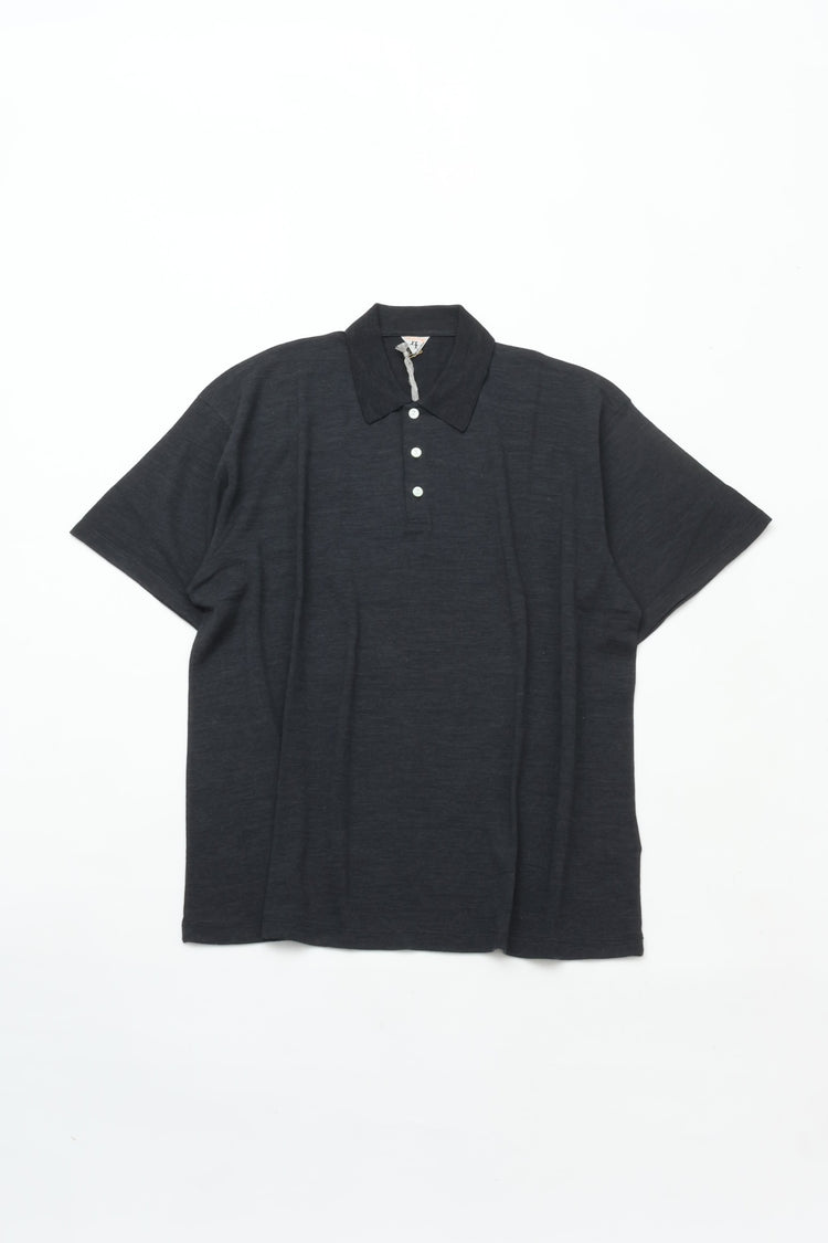 FilMelange  WORNUM / ウォーナムNEW ZEALAND MERINO WOOL TENJIKU 604 charcoal black