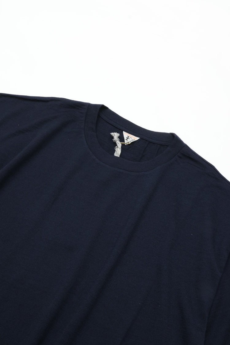 FilMelange  WOLVE / ウォルヴ NEW ZEALAND MERINO WOOL TENJIKU / WIDE T 400 navy