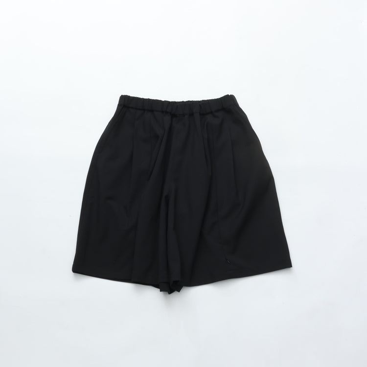 UNTRACE Knee Shorts _263 BLACK/DARK BROWN