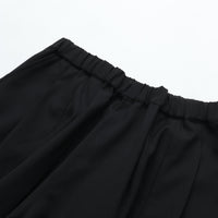 UNTRACE Knee Shorts _263 BLACK/DARK BROWN