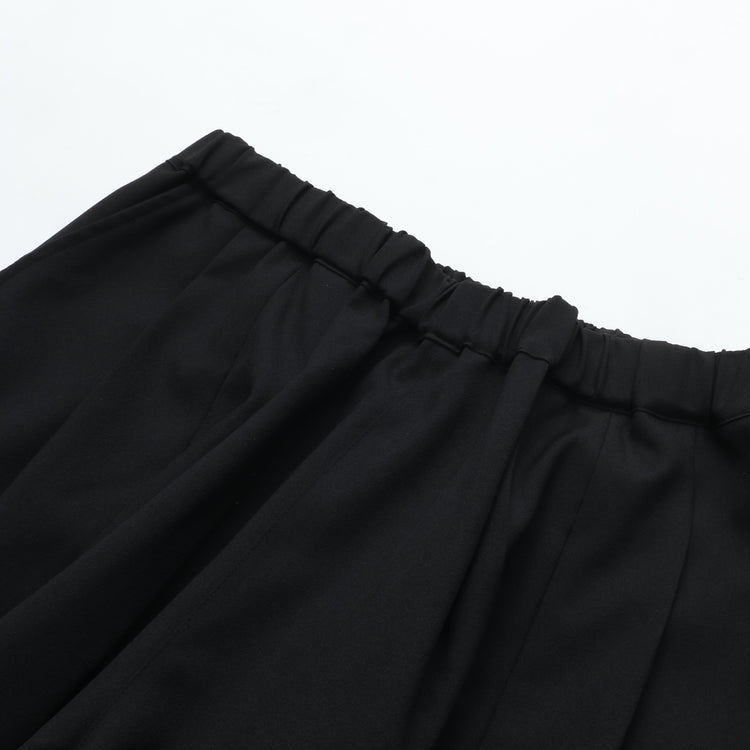 UNTRACE Knee Shorts _263 BLACK/DARK BROWN