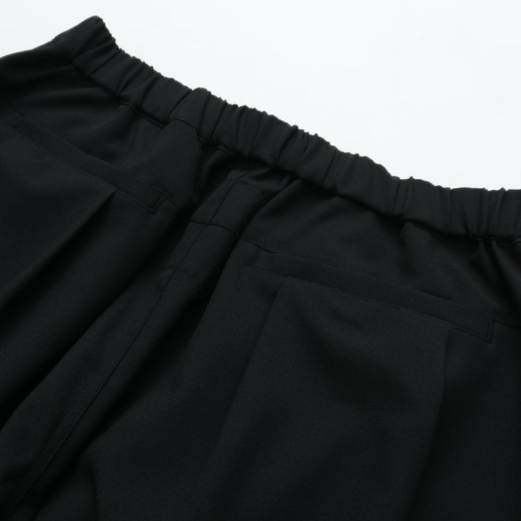UNTRACE Knee Shorts _263 BLACK/DARK BROWN