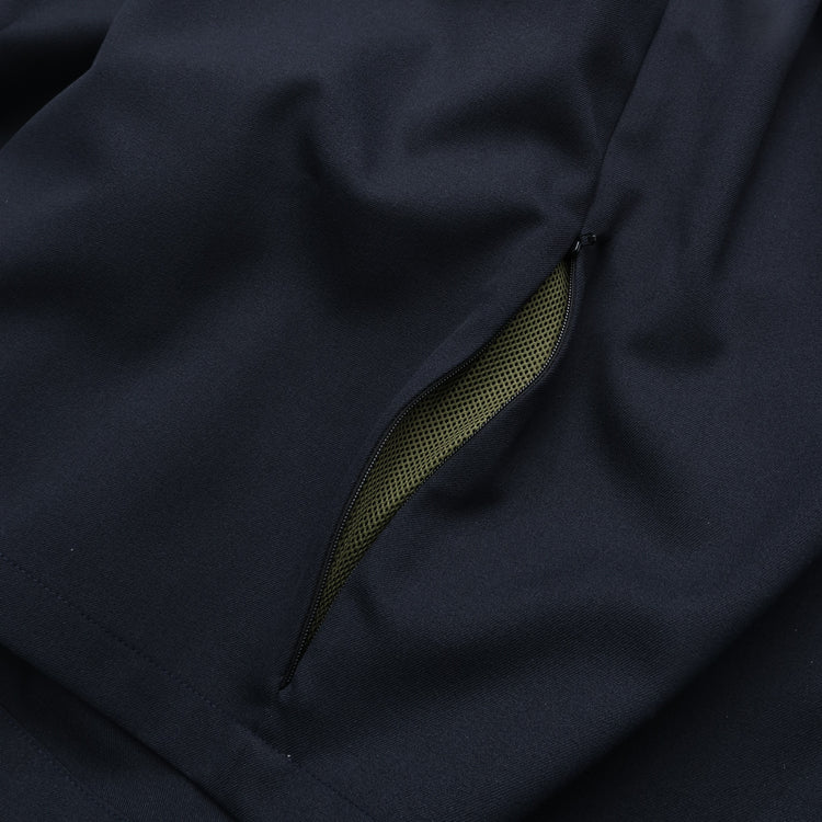 UNTRACE Knee Shorts _263 DARK NAVY / OLIVE