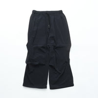 UNTRACE Back Tuck Pants _163 BLACK