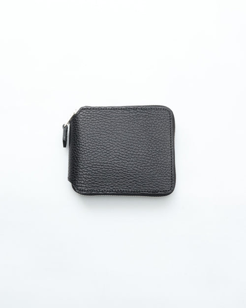 foot the coacher   SQUARE ZIP WALLET BLACK/BLACK FTA2612001