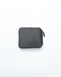 foot the coacher SQUARE ZIP WALLET BLACK/BLACK FTA2612001