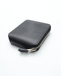 foot the coacher SQUARE ZIP WALLET BLACK/BLACK FTA2612001