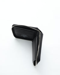 foot the coacher   SQUARE ZIP WALLET BLACK/BLACK FTA2612001