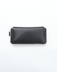 foot the coacher   LONG ZIP WALLET BLACK/BLACK FTA1712007