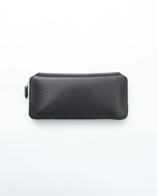 foot the coacher   LONG ZIP WALLET BLACK/BLACK FTA1712007