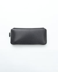 foot the coacher   LONG ZIP WALLET BLACK/BLACK FTA1712007