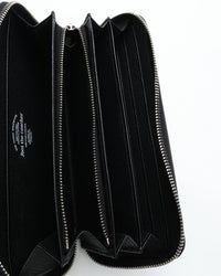 foot the coacher   LONG ZIP WALLET BLACK/BLACK FTA1712007