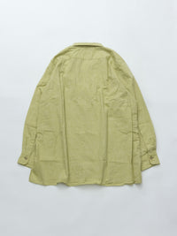 Marvine Pontiak Shirt Makers  Open Collar Shirts MPSM-1903S TEA GREEN