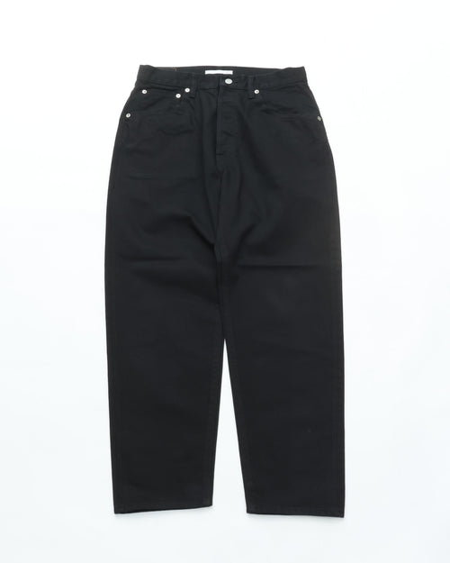 HATSKI  Loose Tapered Washi Denim Black DENIM01-W