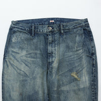 PORTER CLASSIC  STEINBECK DENIM BUDDY HOLLY PANTS VINTAGE CUSTOM