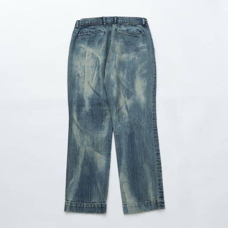 PORTER CLASSIC  STEINBECK DENIM BUDDY HOLLY PANTS VINTAGE CUSTOM