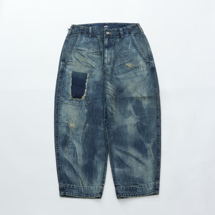 PORTER CLASSIC  STEINBECK DENIM POCKET PANTS VINTAGE CUSTOM