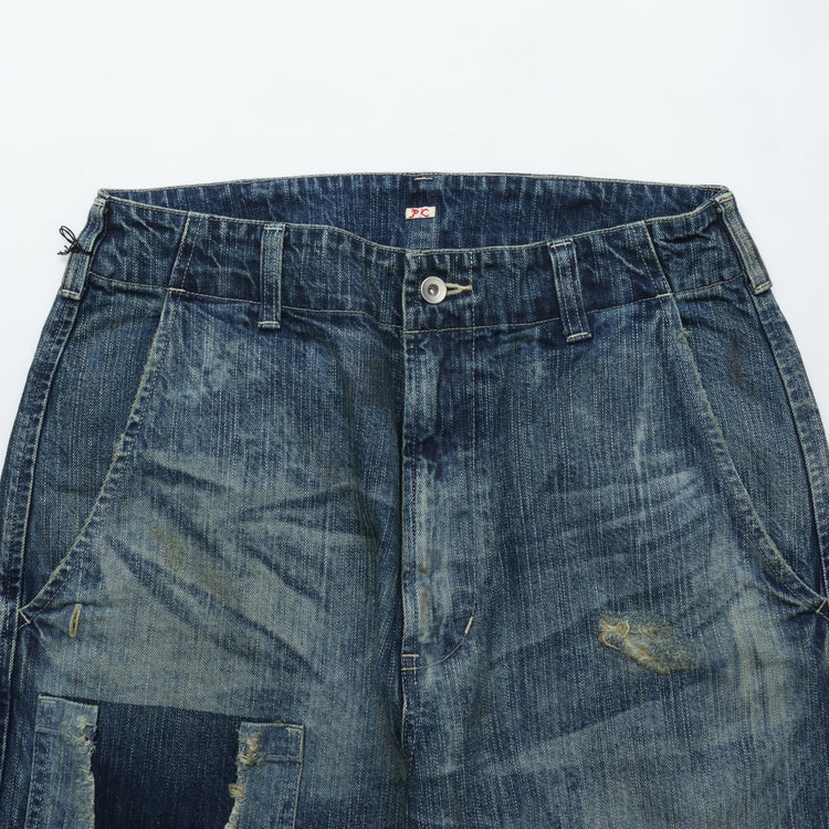 PORTER CLASSIC  STEINBECK DENIM POCKET PANTS VINTAGE CUSTOM