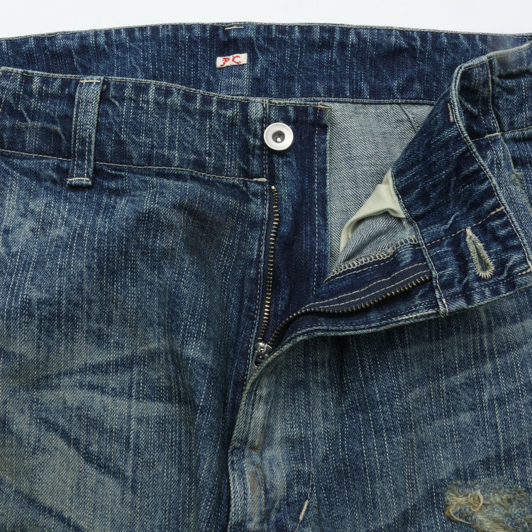 PORTER CLASSIC  STEINBECK DENIM POCKET PANTS VINTAGE CUSTOM