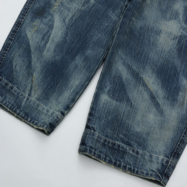 PORTER CLASSIC  STEINBECK DENIM POCKET PANTS VINTAGE CUSTOM