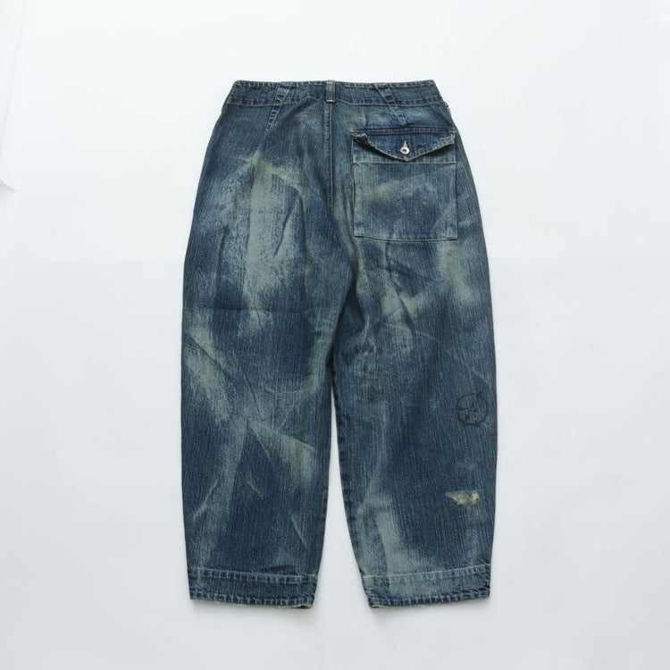 PORTER CLASSIC  STEINBECK DENIM POCKET PANTS VINTAGE CUSTOM