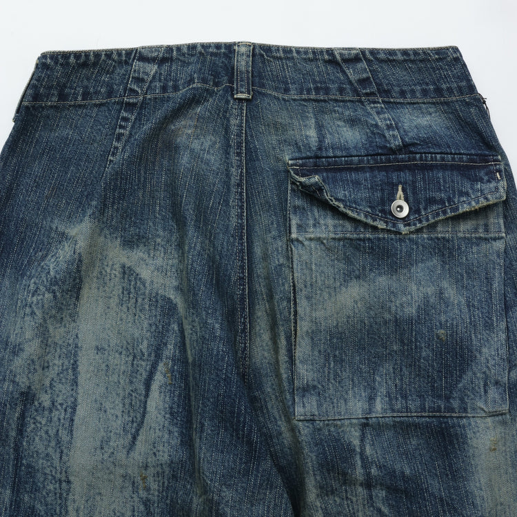 PORTER CLASSIC  STEINBECK DENIM POCKET PANTS VINTAGE CUSTOM