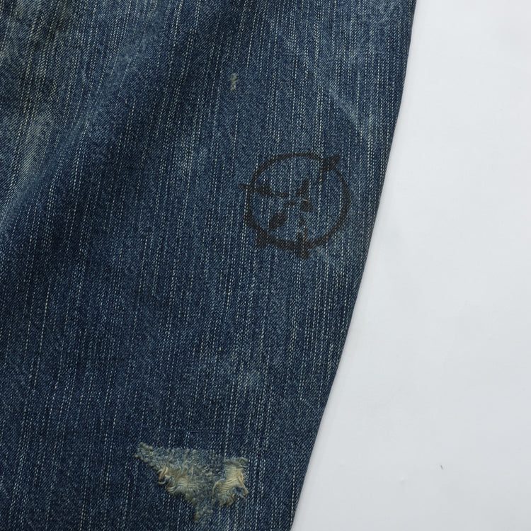PORTER CLASSIC  STEINBECK DENIM POCKET PANTS VINTAGE CUSTOM