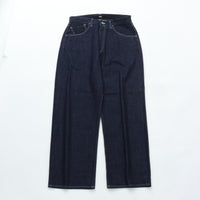 PORTER CLASSIC  STEINBECK DENIM PANTS -DARK NAVY-