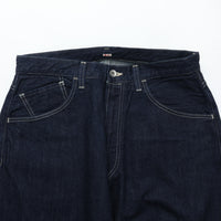 PORTER CLASSIC STEINBECK DENIM PANTS -DARK NAVY-