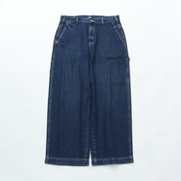 PORTER CLASSIC STEINBECK DENIM PAINTER PANTS -NAVY-