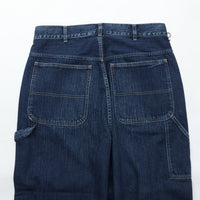 PORTER CLASSIC STEINBECK DENIM PAINTER PANTS -NAVY-