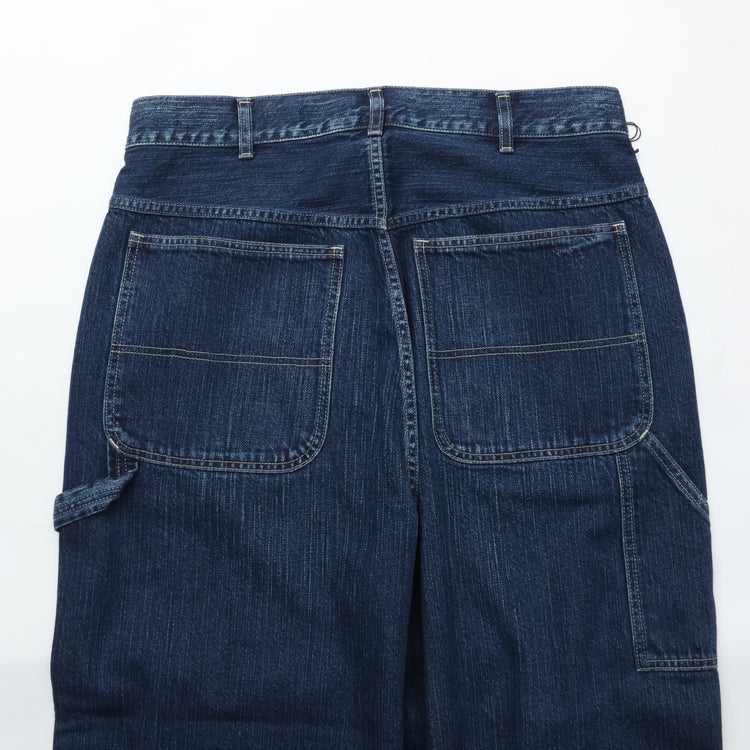 PORTER CLASSIC  STEINBECK DENIM PAINTER PANTS -NAVY-