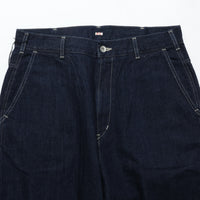 PORTER CLASSIC STEINBECK DENIM PAINTER PANTS -DARK NAVY-