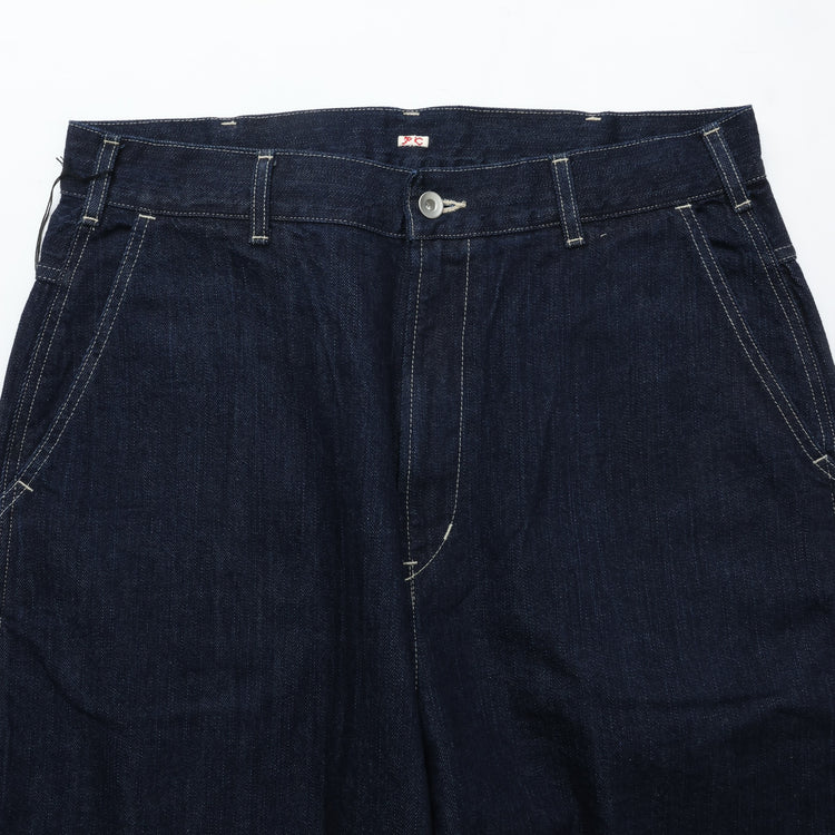 PORTER CLASSIC STEINBECK DENIM PAINTER PANTS -DARK NAVY-