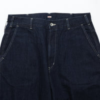 PORTER CLASSIC  STEINBECK DENIM PAINTER PANTS -DARK NAVY-