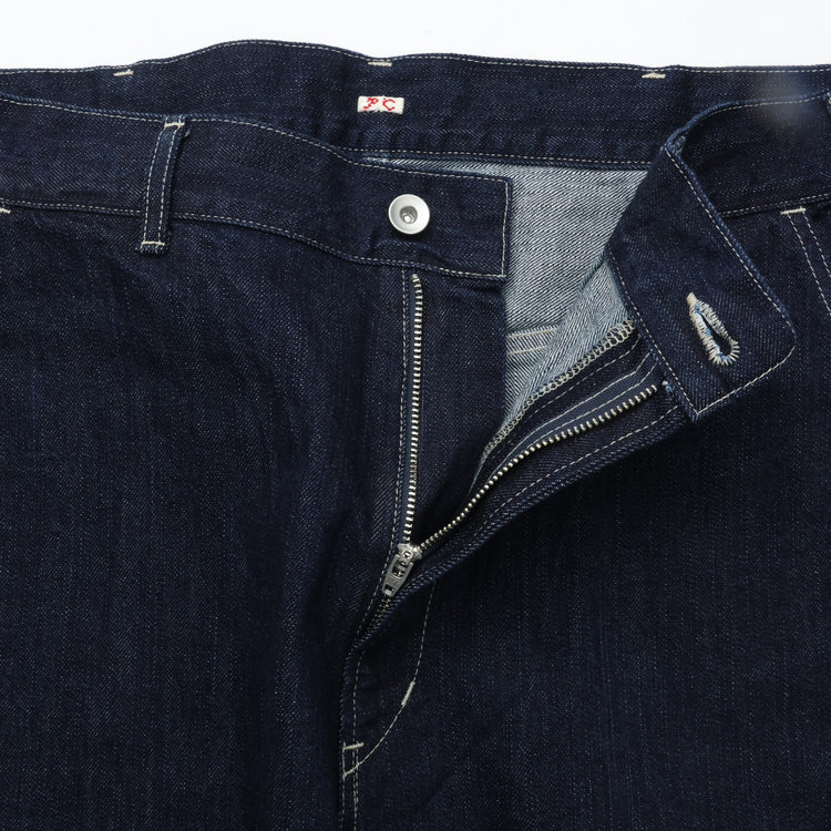 PORTER CLASSIC STEINBECK DENIM PAINTER PANTS -DARK NAVY-
