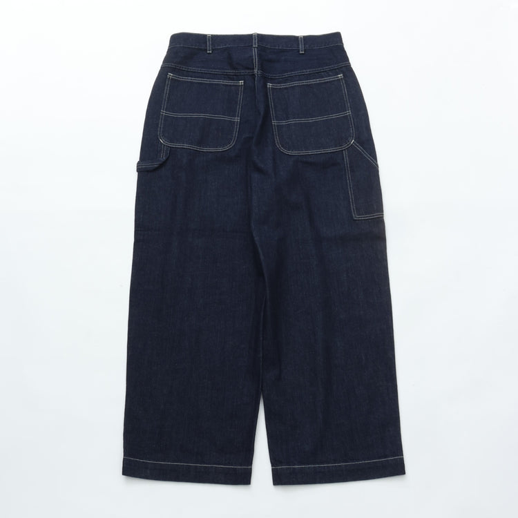 PORTER CLASSIC STEINBECK DENIM PAINTER PANTS -DARK NAVY-